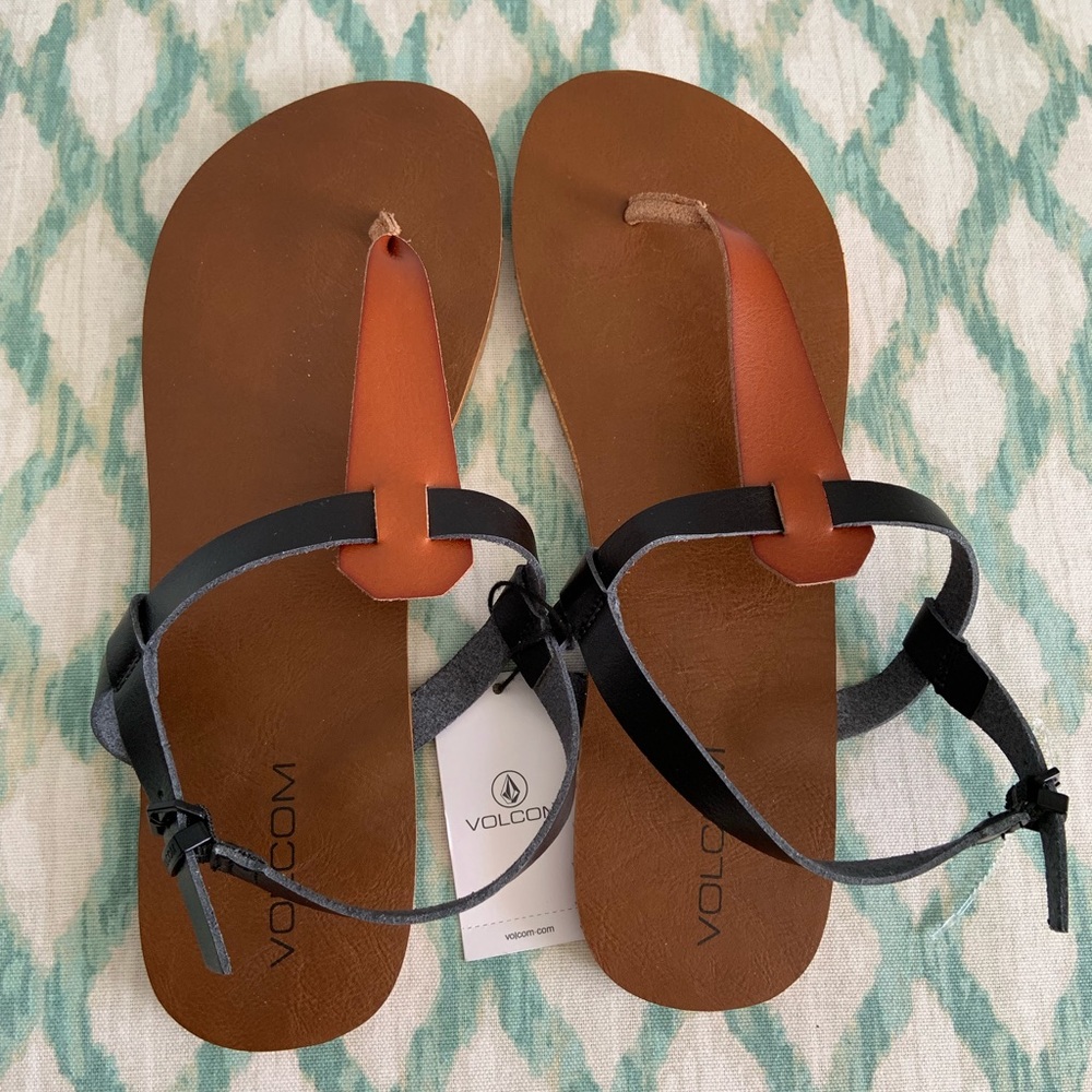 Leather Volcom Sandals